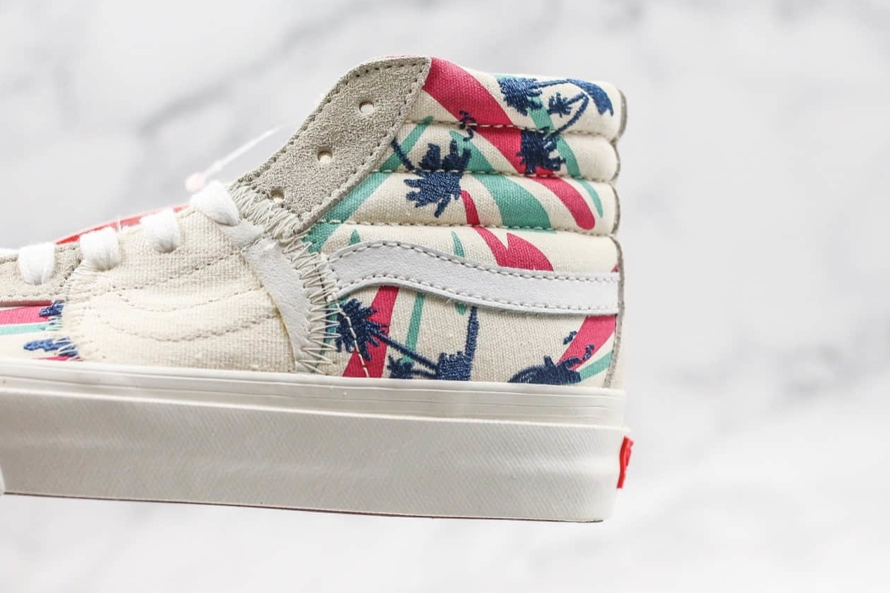 Vans SK8-Hi BRICOLAGE LX 'EMBROIDERED PALM' VN0A45K3VM41: Trendy Palm Embroidery on Classic Skate Shoes