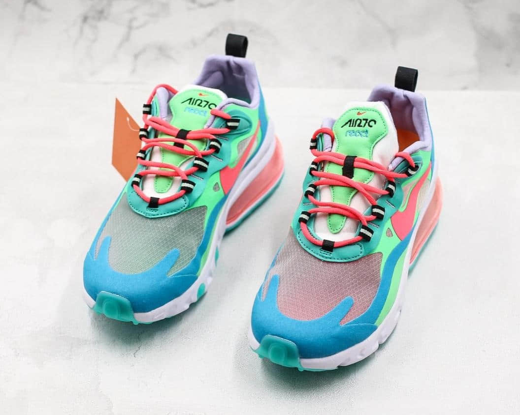 Nike Air Max 270 React 'Electro Green Lagoon' AT6174-300 - Shop Now!