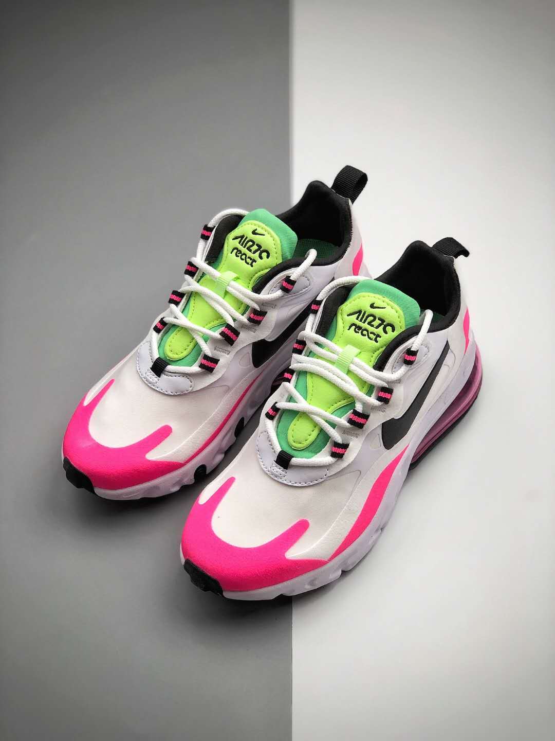 Shop Nike Air Max 270 React 'Hyper Pink' CJ0619-101: Bold Style and Ultimate Comfort | Limited Stock