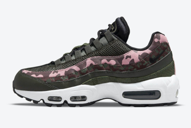 Nike Air Max 95 'Camo' Pink Olive DN5462-200 - Stylish and Comfortable Women's Sneakers