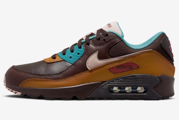 Nike Air Max 90 Gore-Tex 'Velvet Brown' - Stylish and Weather-Resistant Shoes
