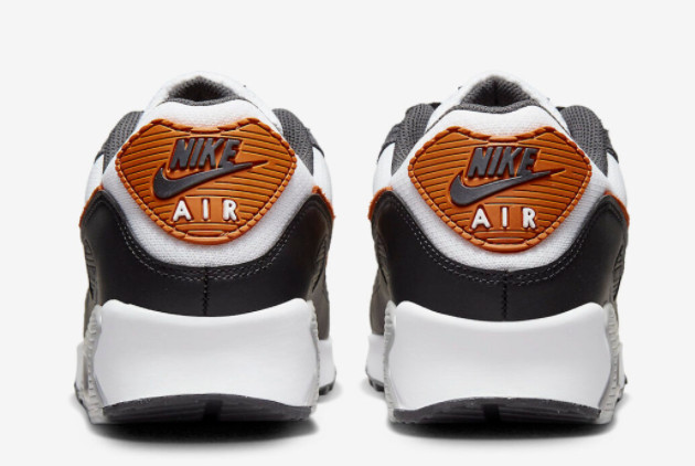 Nike Air Max 90 Essential Black Starfish White/Black-Orange DM0029-101: Shop the Trendy Sneaker Now