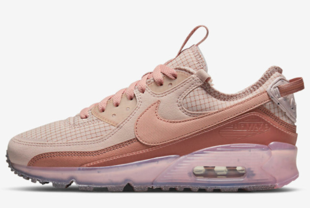 Nike Air Max 90 Terrascape Pink Oxford-Rose Whisper-Fossil Rose DH5073-600: Buy Now for a Stunning Pink Sneaker