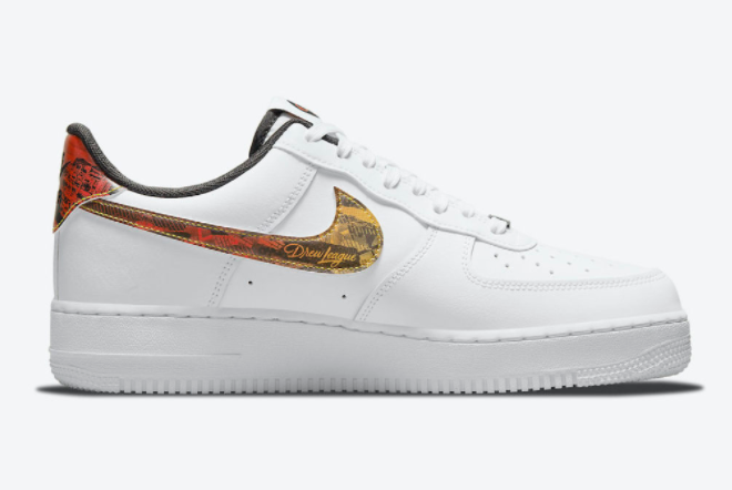 Nike Air Force 1 Low 'Drew League' White/Black-Multi-Color DM7578-100 - Stylish and Versatile Sneakers for Any Occasion