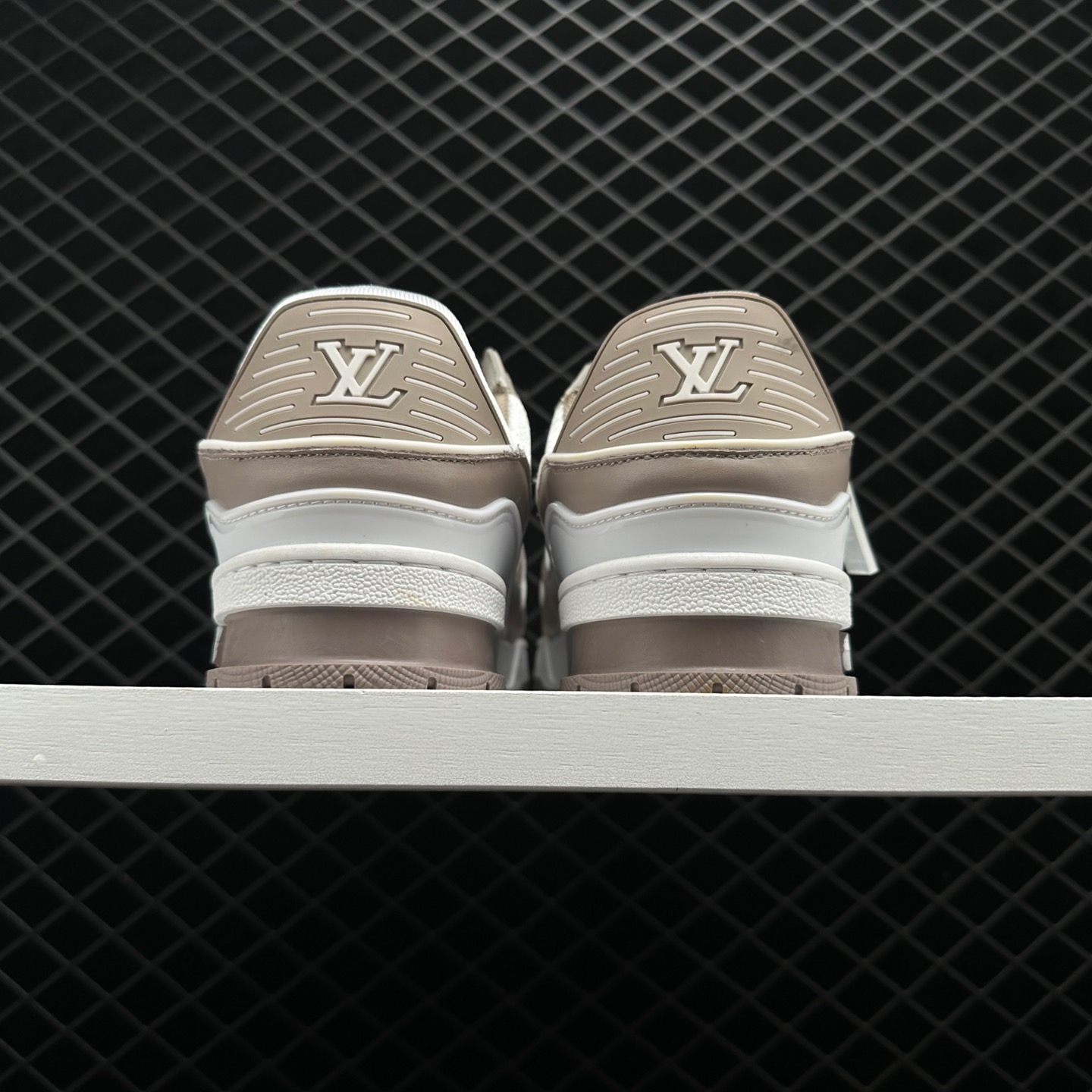 Louis Vuitton Trainer Sneaker Grey White - Stylish and High-Quality Footwear