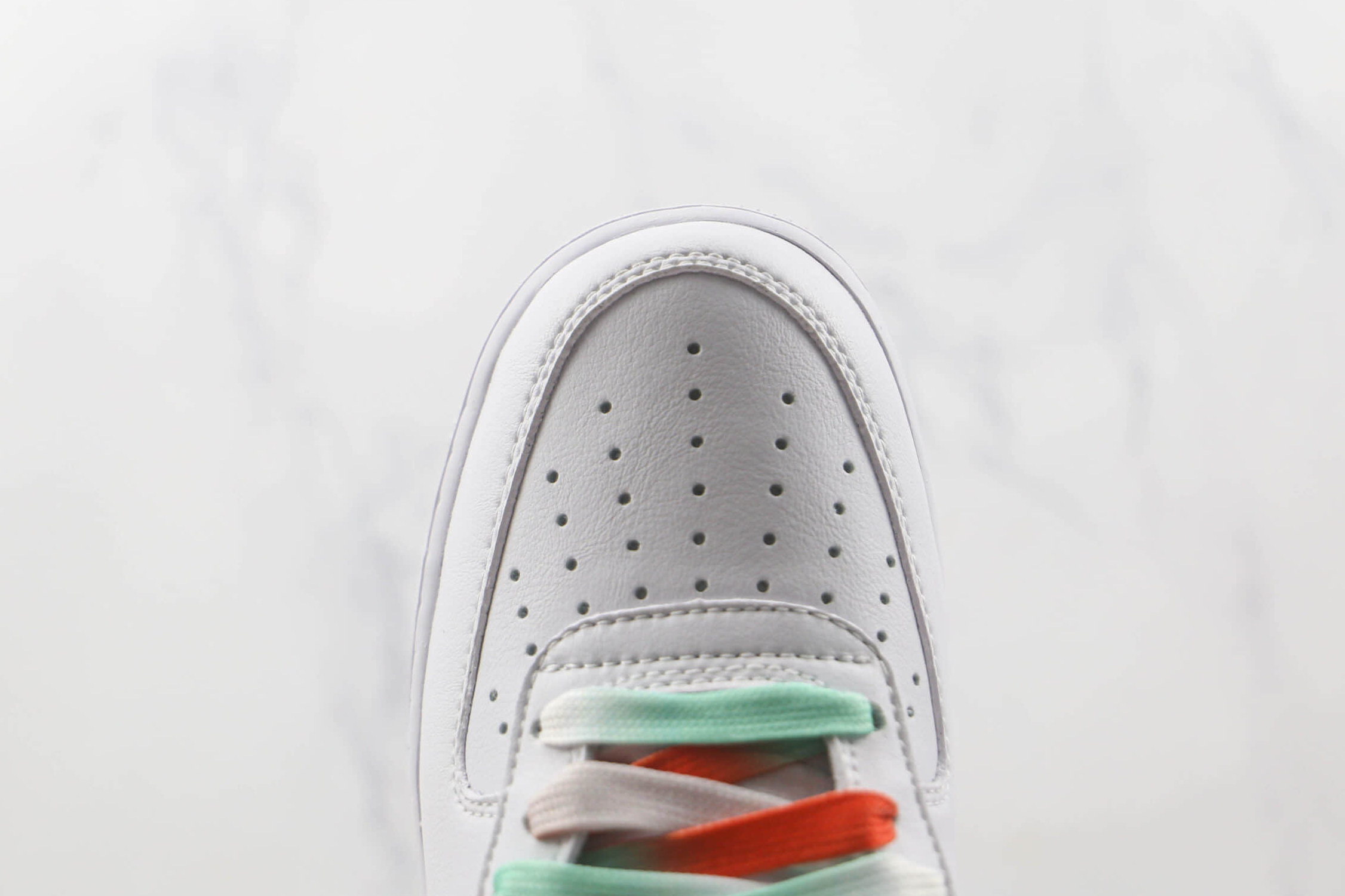Nike Air Force 1 07 Low White Green Orange DH9595-100 | Multi-Color Sneakers