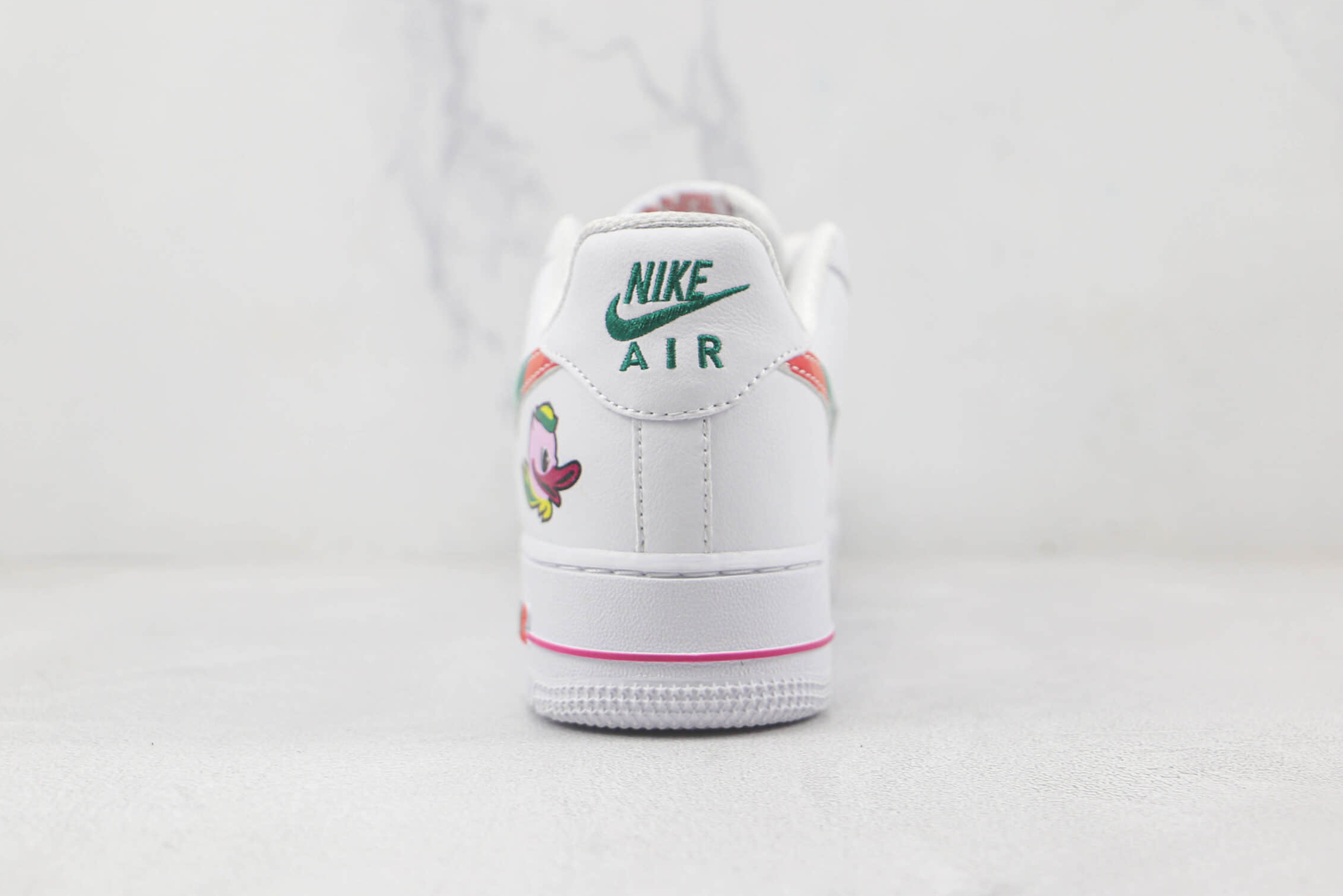 Nike Air Force 1 07 Low White Green Orange DH9595-100 | Multi-Color Sneakers