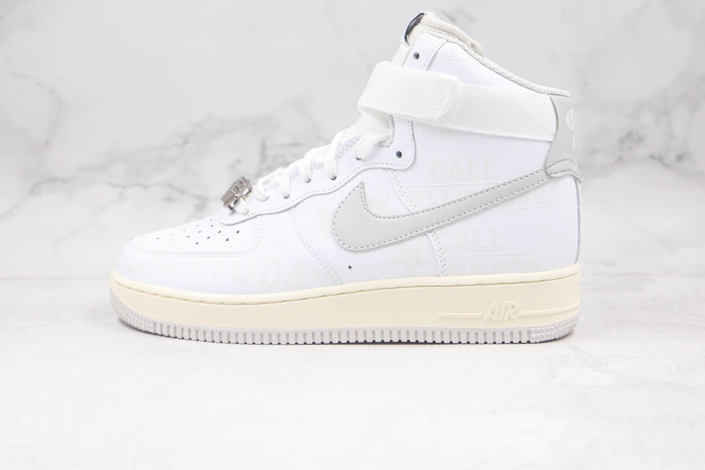 Nike Air Force 1 07 Premium Toll Free White Grey Running Shoes CU1414-100 - Stylish and Comfortable Footwear