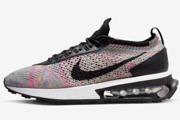 Nike Air Max Flyknit Racer 'Multi-Color' Ghost Green/Black-Pink Blast-Photo Blue DM9073-300 - Shop Now for Versatile Athletic Shoes!