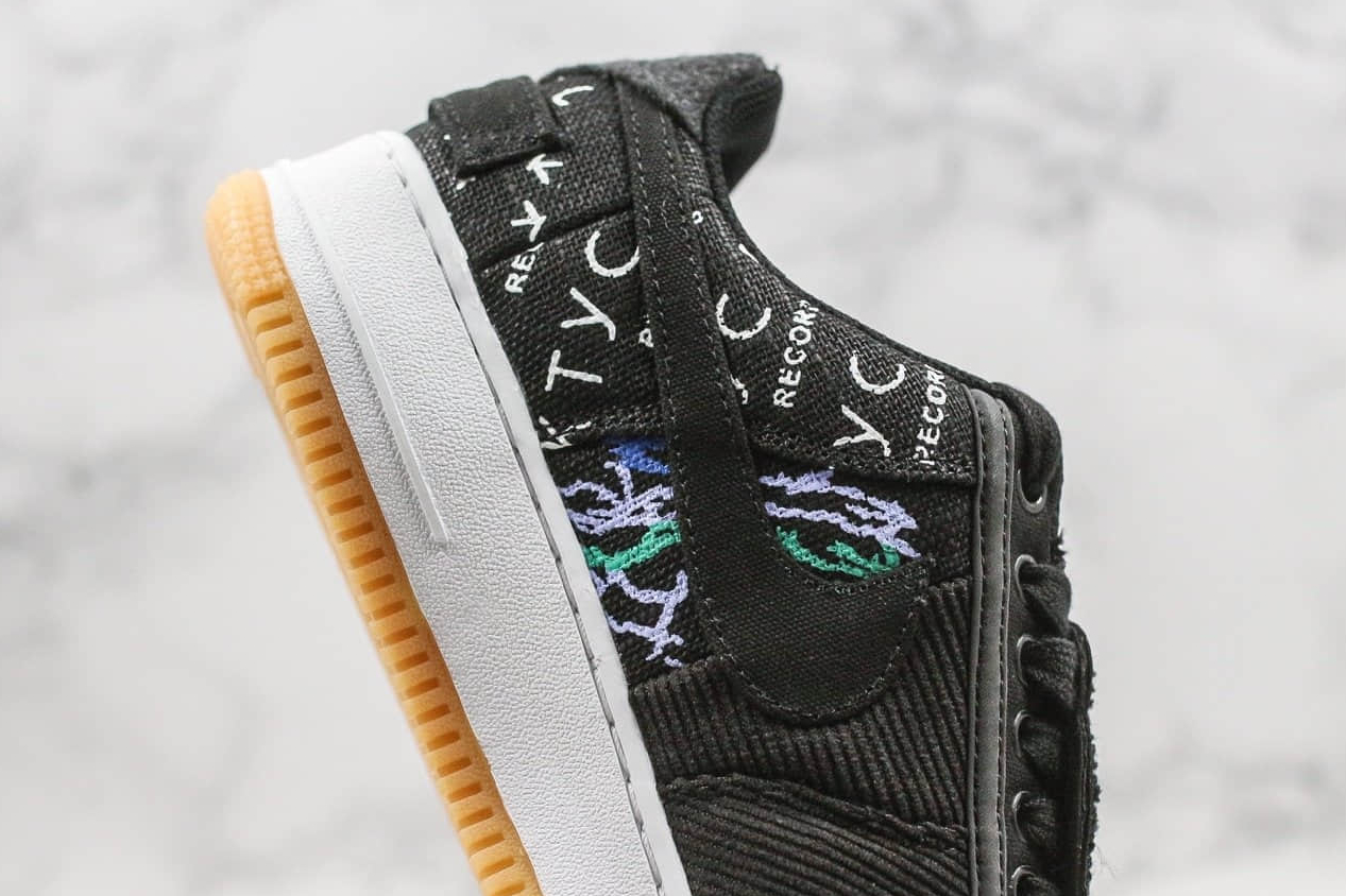 Travis Scott x Nike Air Force 1 Astroworld Black Multi Color CN2405 001 - Limited Edition Sneakers