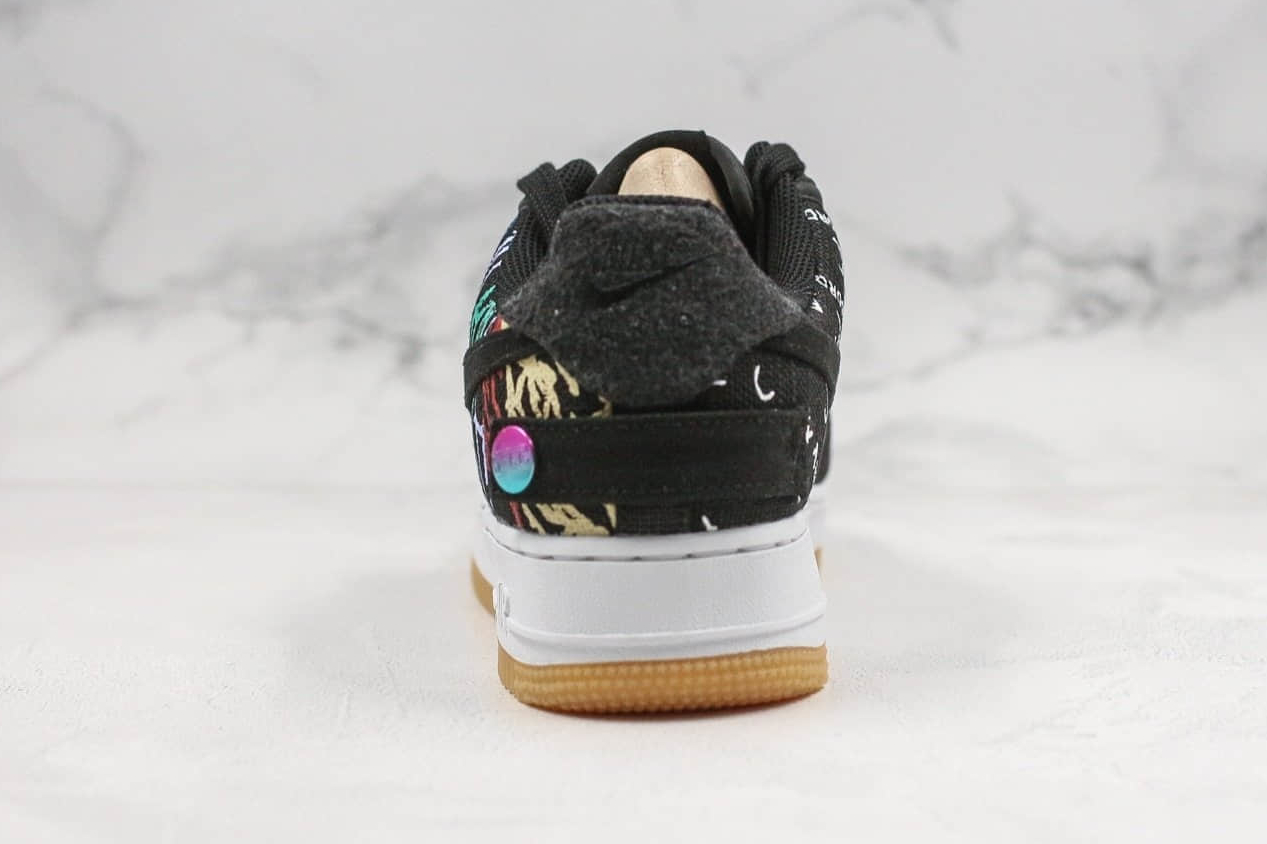 Travis Scott x Nike Air Force 1 Astroworld Black Multi Color CN2405 001 - Limited Edition Sneakers