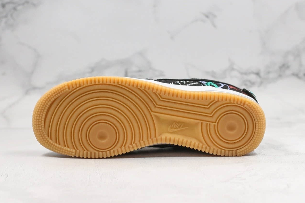Travis Scott x Nike Air Force 1 Astroworld Black Multi Color CN2405 001 - Limited Edition Sneakers