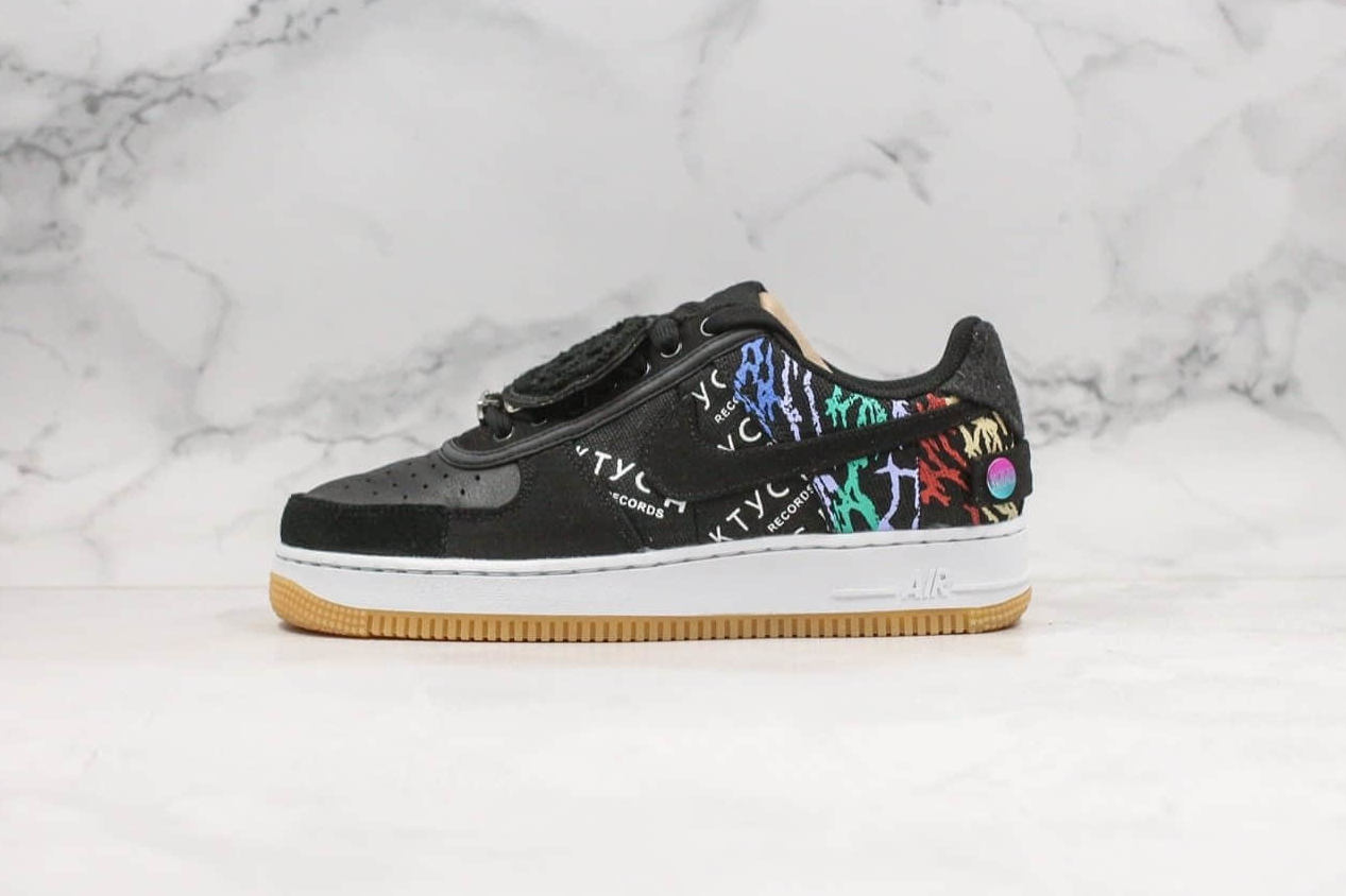 Travis Scott x Nike Air Force 1 Astroworld Black Multi Color CN2405 001 - Limited Edition Sneakers