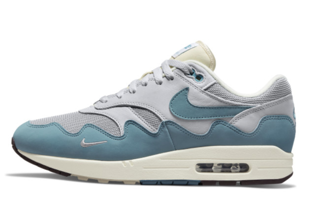 Patta x Nike Air Max 1 'Noise Aqua' Metallic Silver - DH1348-004