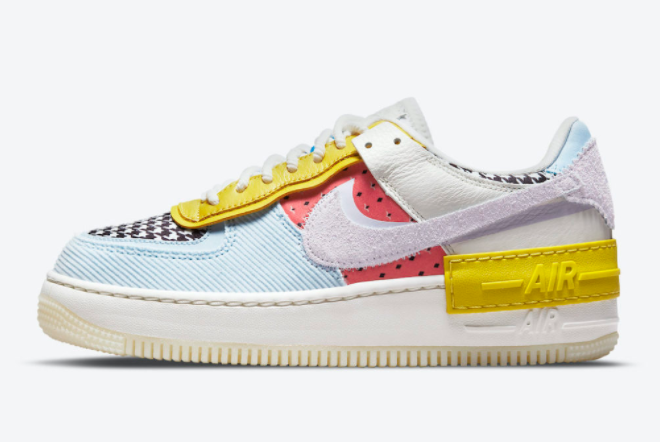 Nike Air Force 1 Shadow Multi-Color Women's Sneakers - DM8076-100