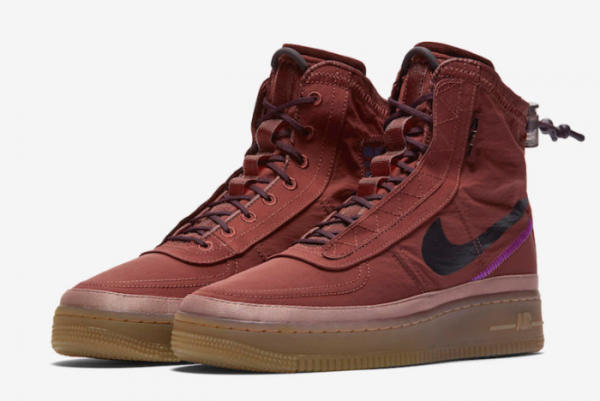 Nike Air Force 1 Shell High Burgundy Ash BQ6096-200: Stylish and Functional Sneakers