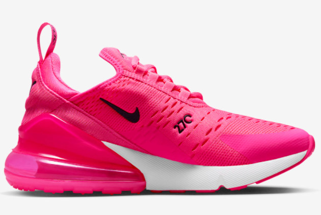 Nike Air Max 270 'Hyper Pink' Hyper Pink/Black-White FB8472-600 - Stylish and vibrant sneakers for men and women | Fast shipping available