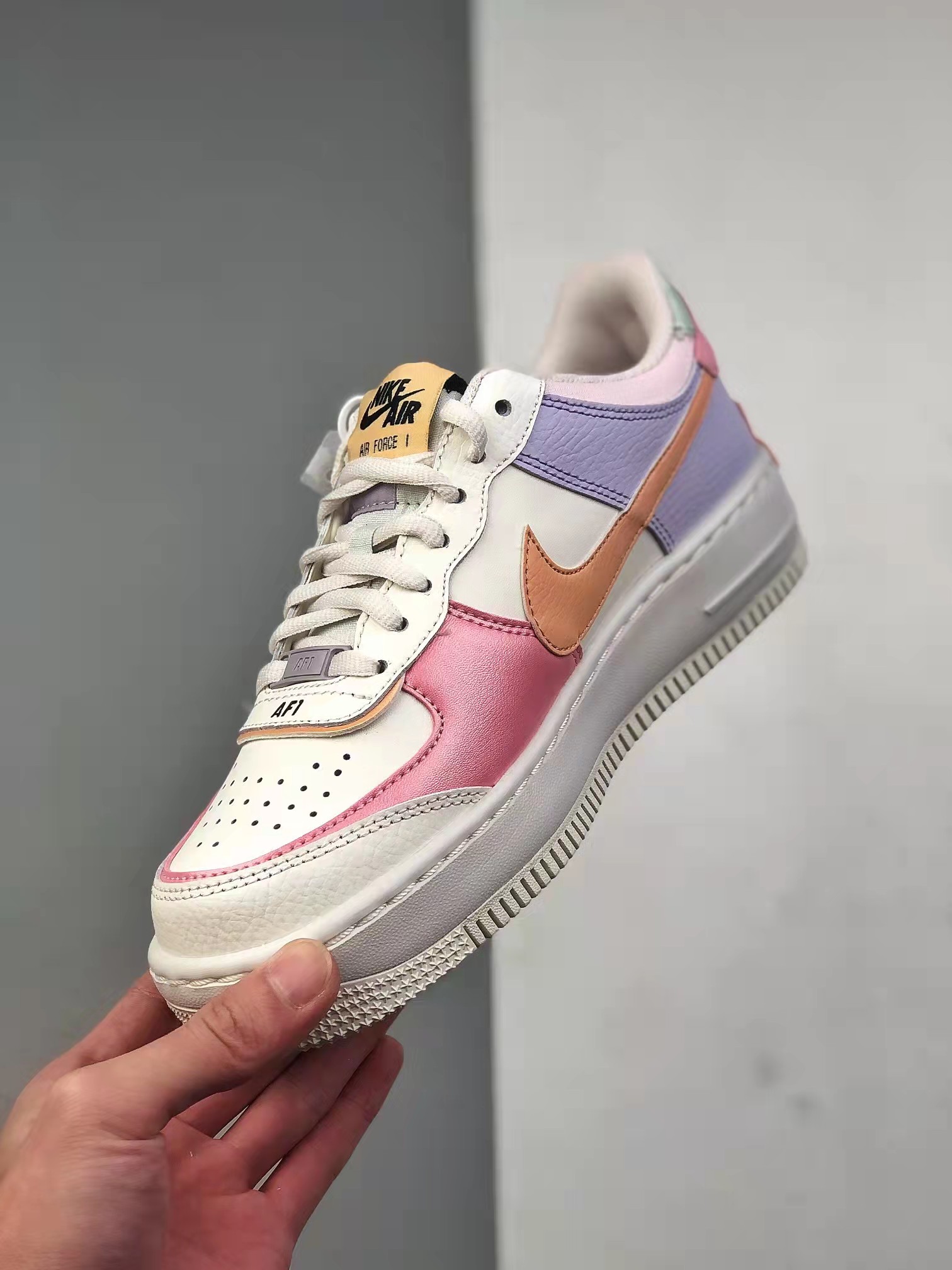 Nike Air Force 1 Shadow 'Orange Chalk Pink Glaze' CI0919-111 - Stylish and Trendy Women's Sneakers