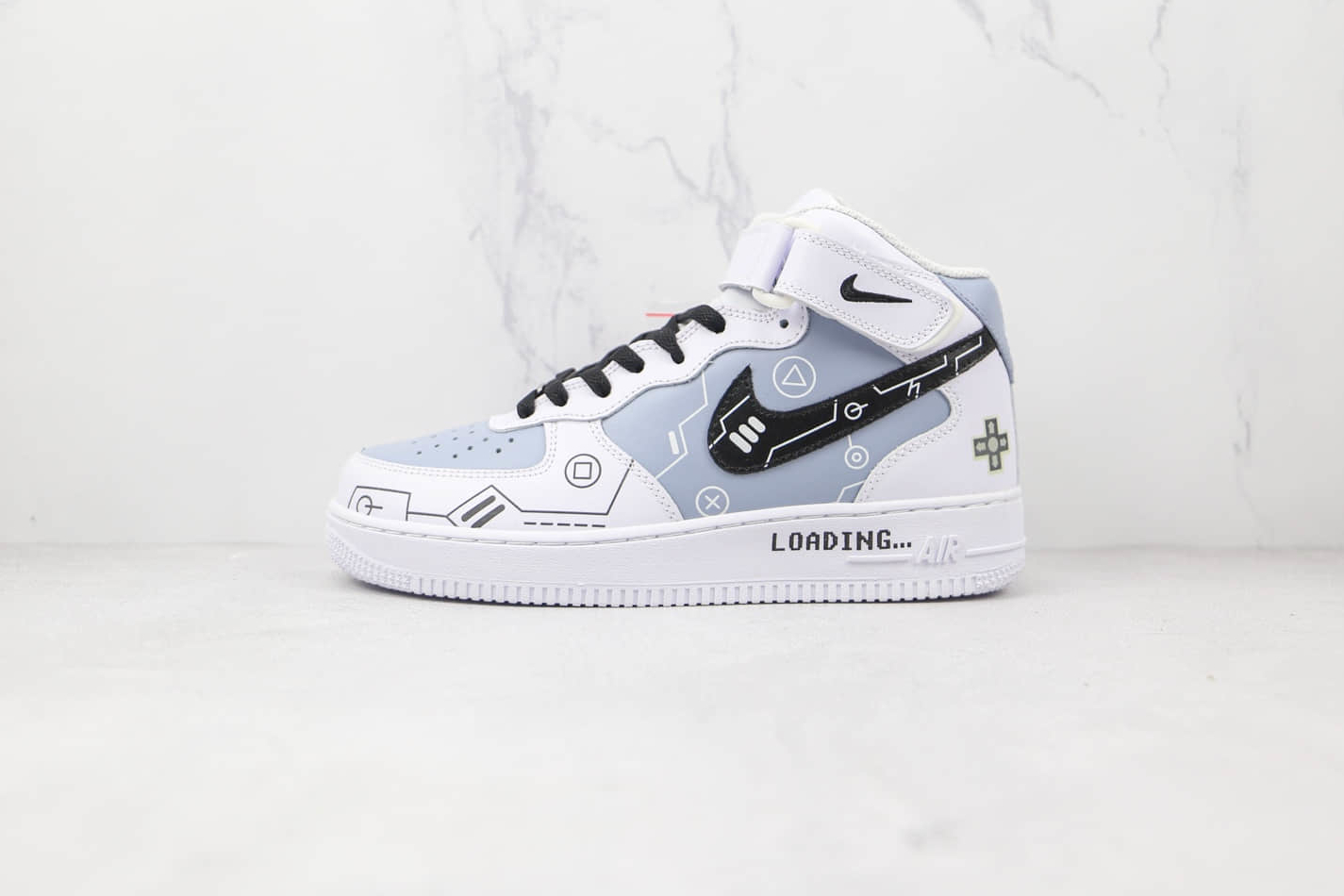 Nike Air Force 1 07 Low White Sky Blue Red Multi Color CW2288-115 - Stylish and Versatile Sneakers for Men