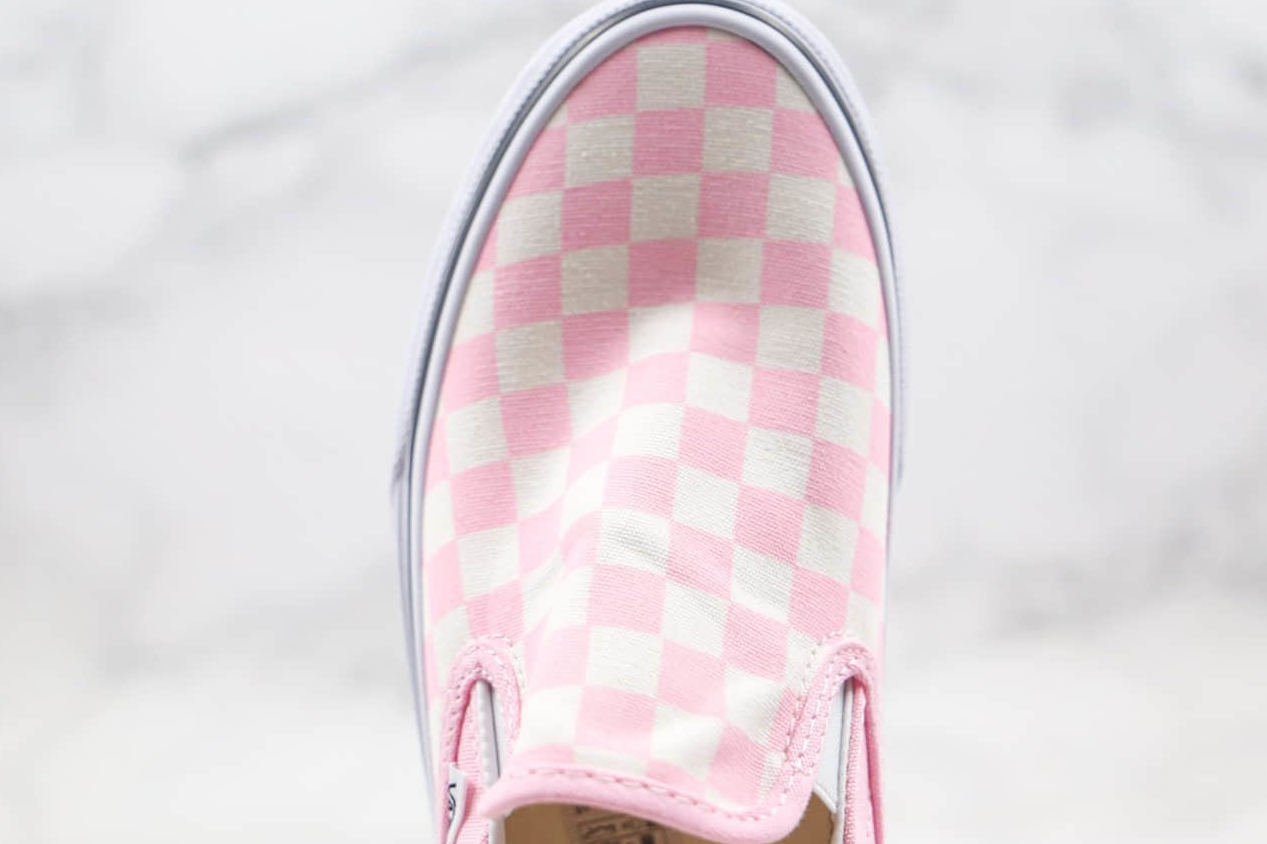 Vans Classic Slip-On Low-Top Sneakers K Pink White VN0A4UH899H - Stylish and Comfortable Slip-On Sneakers