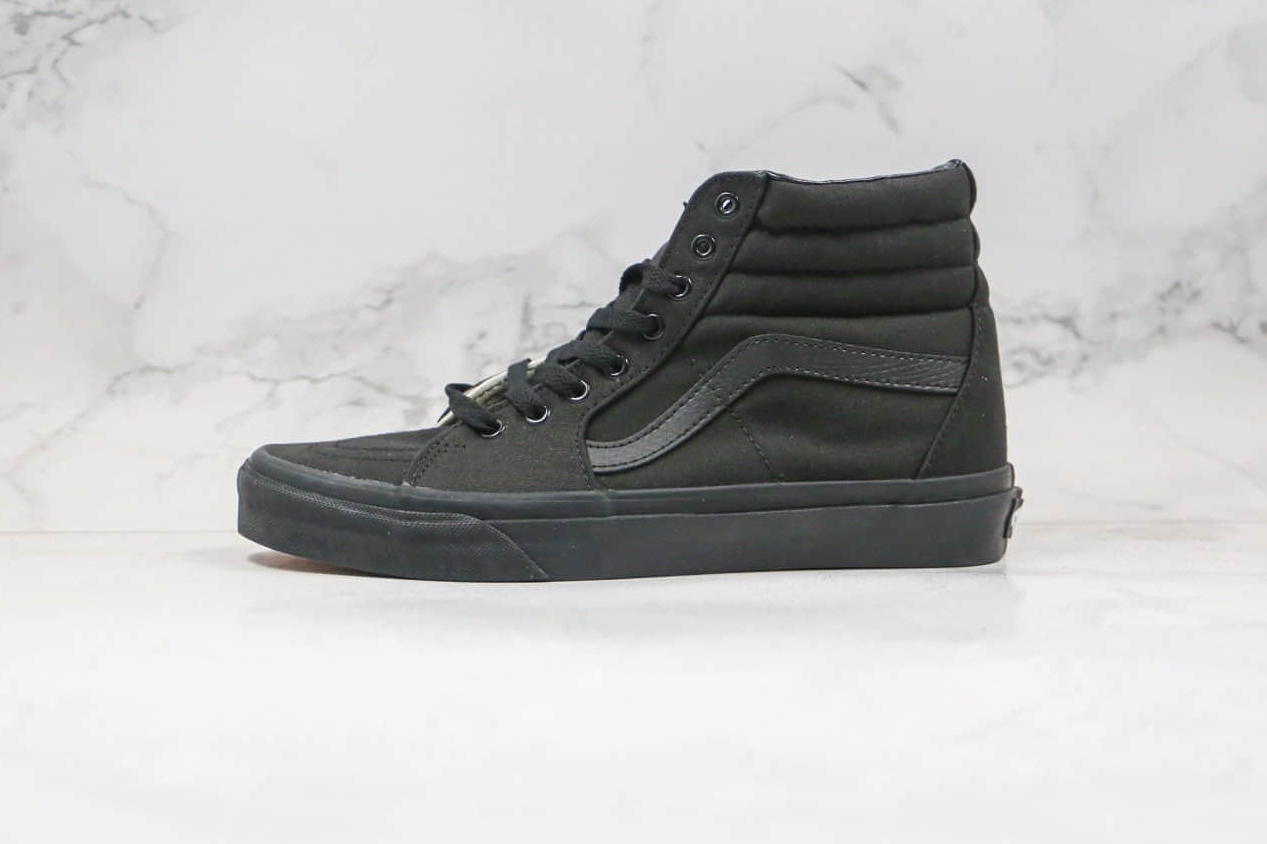 Vans Sk8-Hi Mono Black Skate Shoes - Classic Style for Skaters