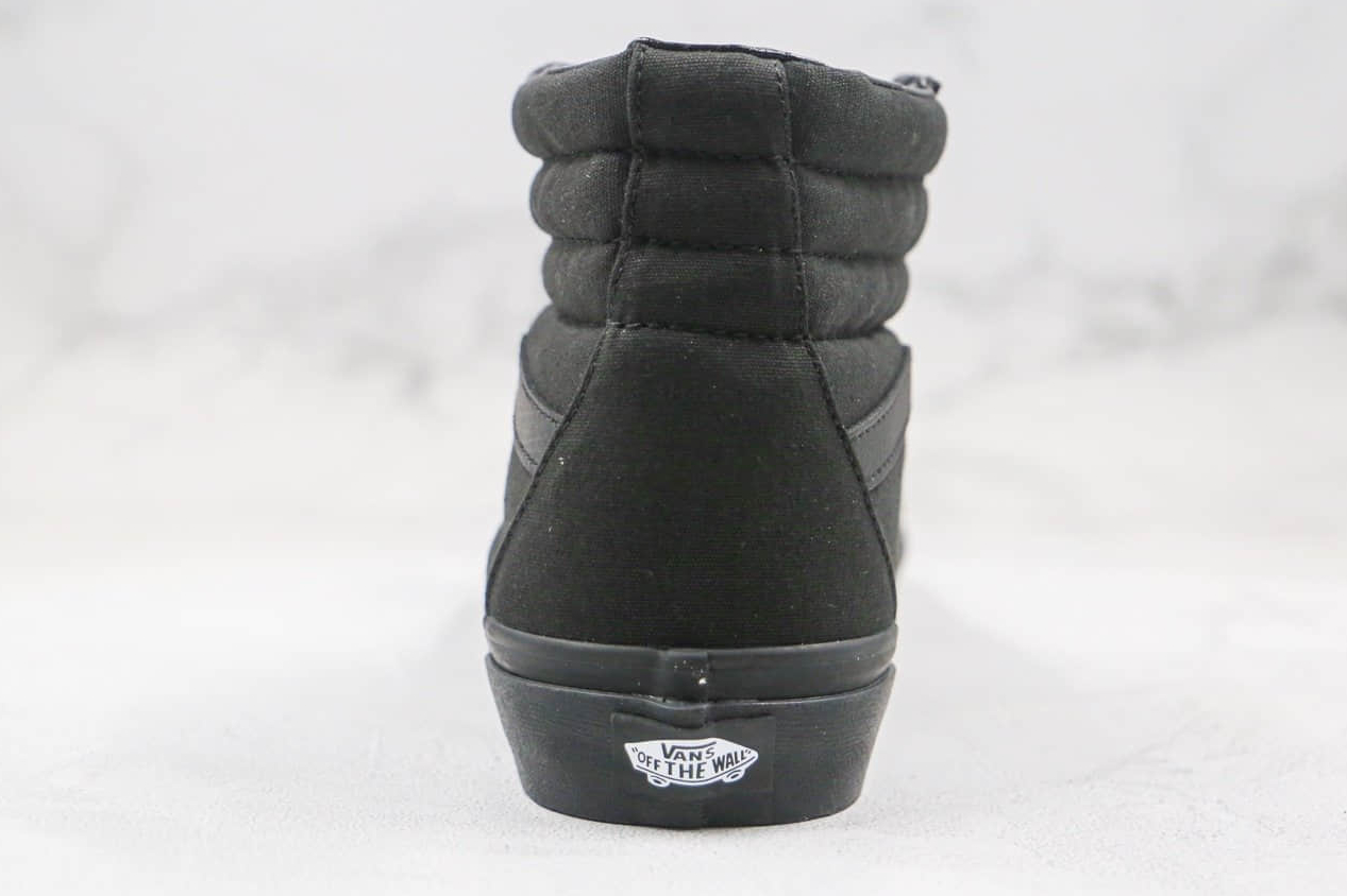 Vans Sk8-Hi Mono Black Skate Shoes - Classic Style for Skaters