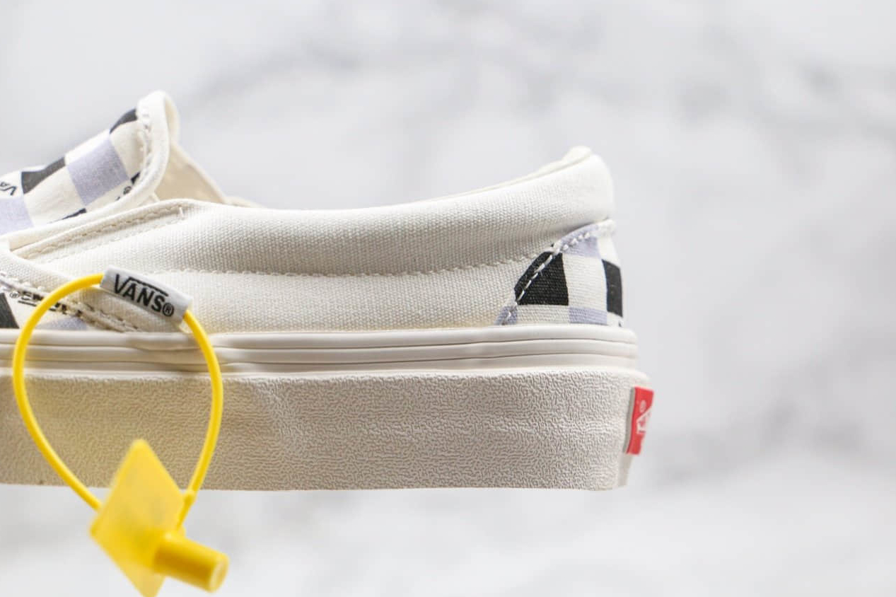 Vans Vault Tri-Colored Check Classic Slip-On LX - Retro Style