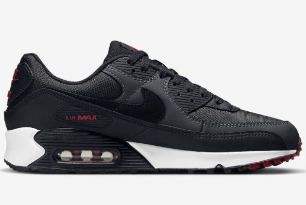 Nike Air Max 90 Anthracite/Black-Team Red-Summit White DQ4071-001 - Sleek and Stylish Sneakers for a Trendy Look