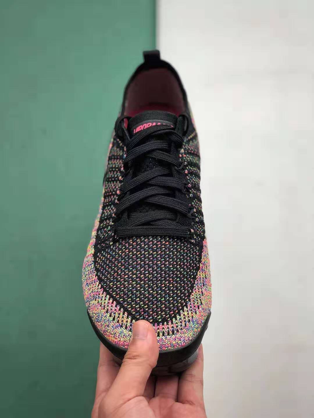 Nike Air VaporMax Flyknit 2 'Black Multi-Color' 942842-017 - Stylish and Versatile Sneakers for Every Occasion