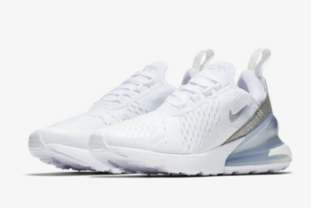 Nike Air Max 270 White Silver CD8497-100 | Sleek and Stylish Sneakers