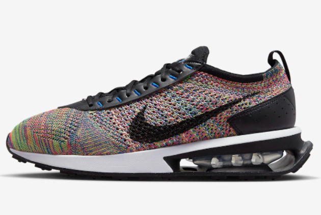 Nike Air Max Flyknit Racer 2.0: Multi-Color/Black-Racer Blue Sneakers FD2765