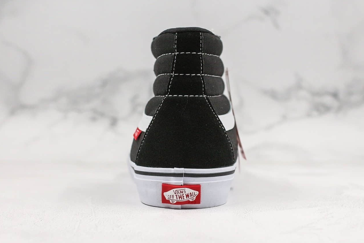 Vans Sk8-Hi Pro - Black White | Stylish and Durable Skateboarding Shoes