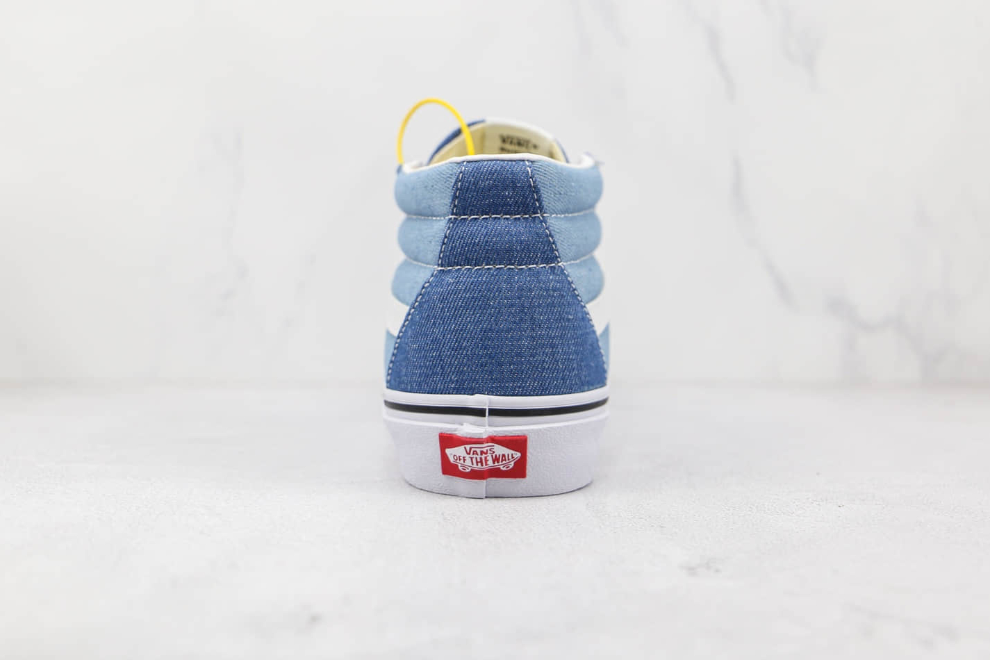 Vans Sk8-Mid Reissue Denim 2-Tone Shoes: Classic Style with a Modern Twist