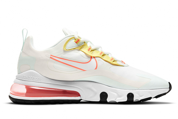 Nike Air Max 270 React Pale Ivory/Summit White/Barely Green CV8818-102 - Shop Now!