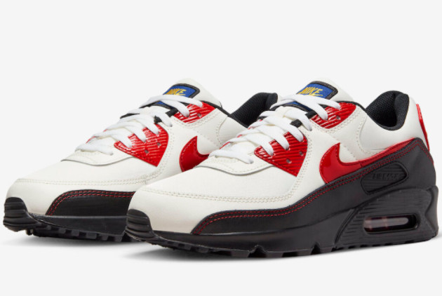 Nike Air Max 90 SE Sail Red Sail/University Red DX3276-133 - Shop Now for the Latest Nike Air Max 90 SE Collection