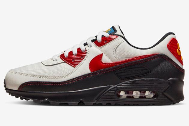Nike Air Max 90 SE Sail Red Sail/University Red DX3276-133 - Shop Now for the Latest Nike Air Max 90 SE Collection