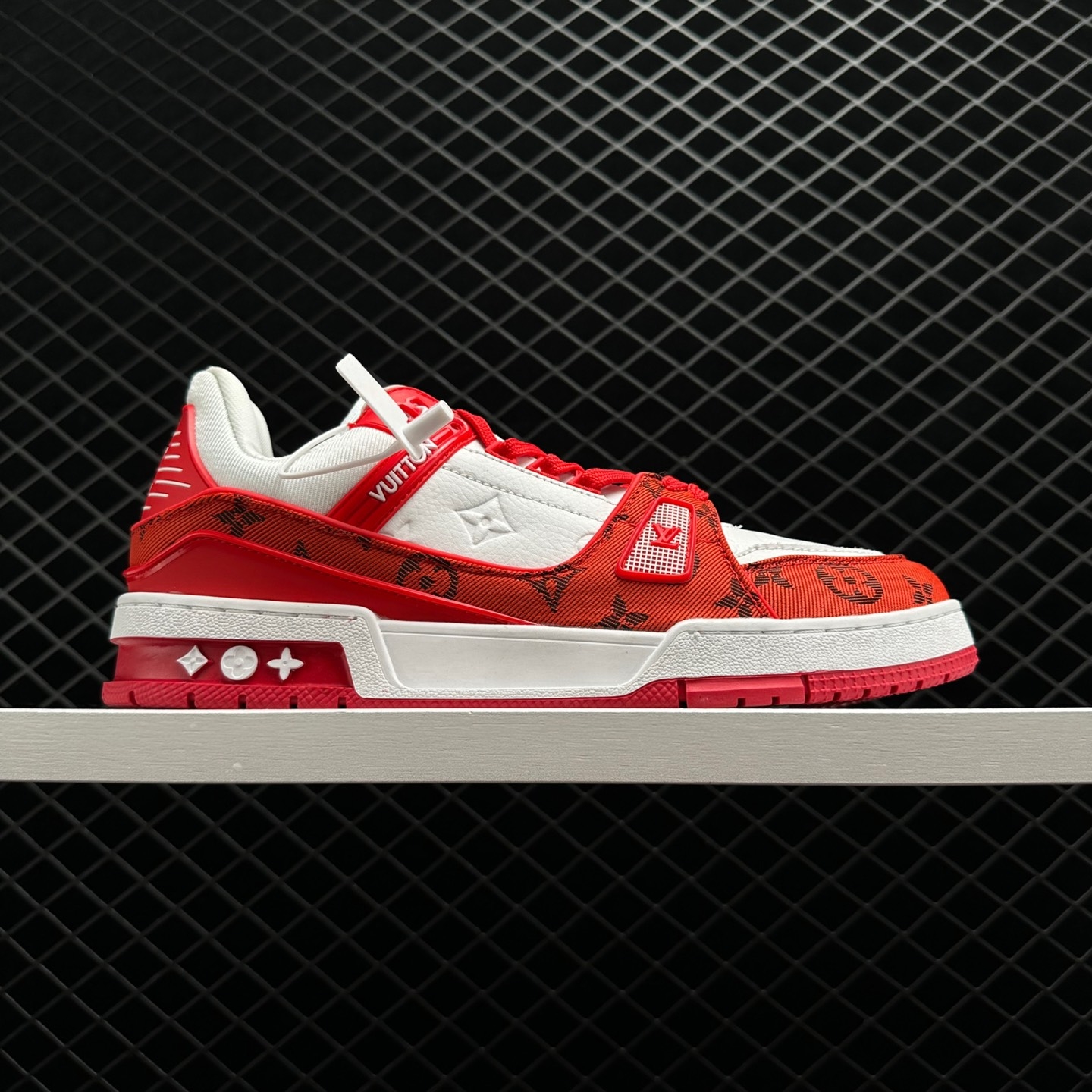 Louis Vuitton LV Trainer Sneaker Red White