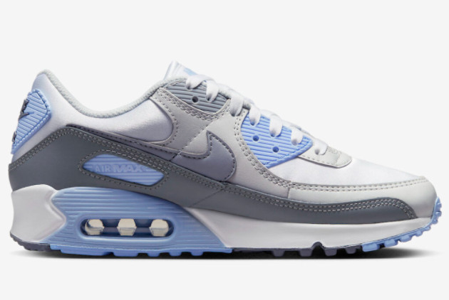 Nike Air Max 90 White Grey Blue FB8570-100 - Shop Now for the Classic Sneaker