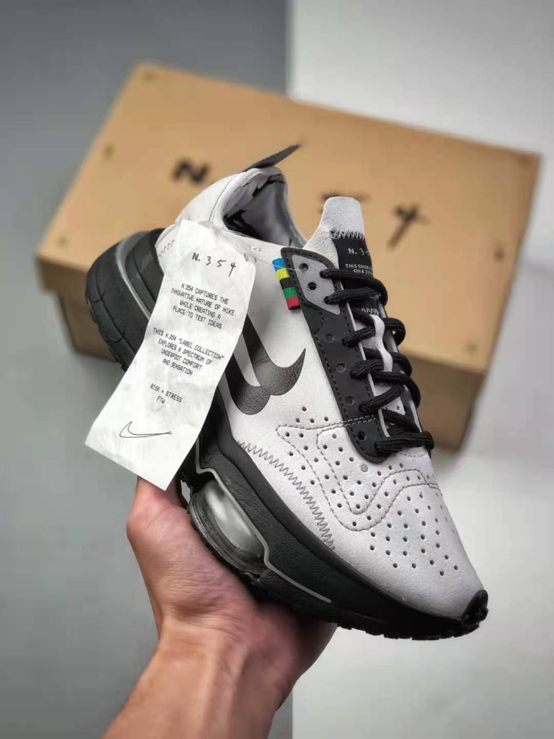 Nike Air Zoom Type N.354 Black White Particle Grey Sneakers DB2622-001 - Stylish Athletic Shoes | Limited Edition