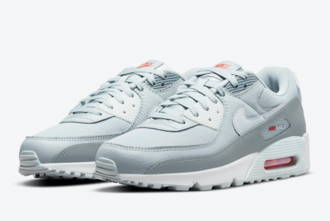 Nike Air Max 90 Grey Red DM9102-001 - Shop the Latest Nike Air Max 90s at Affordable Prices