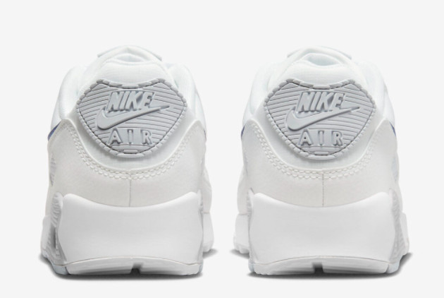 Nike Air Max 90 White Blue DX0115-100 - Stylish and Comfortable Sneakers