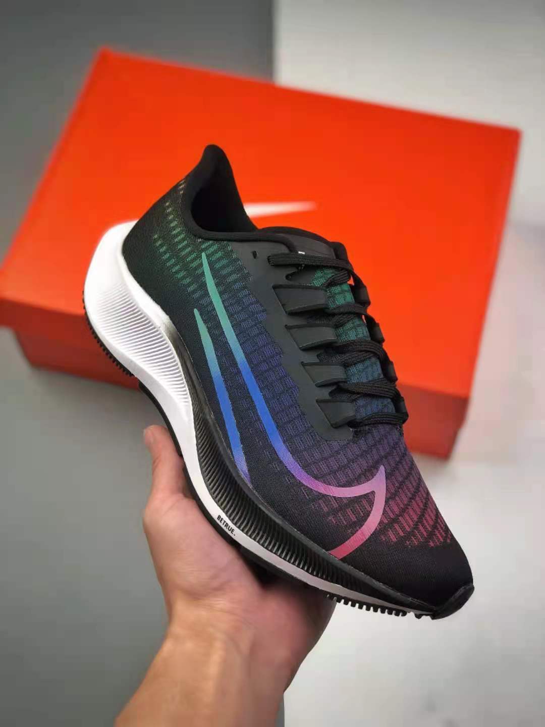 Nike Air Zoom Pegasus 37 Be True Black White Multi-Color CV0266-001 - Shop Now!