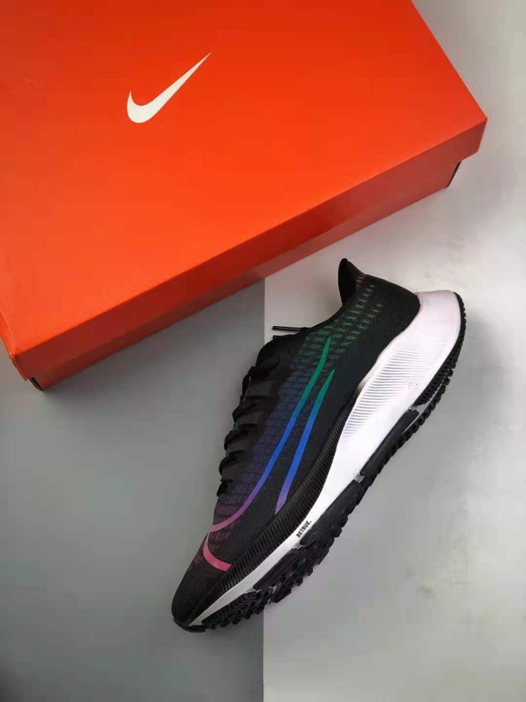 Nike Air Zoom Pegasus 37 Be True Black White Multi-Color CV0266-001 - Shop Now!