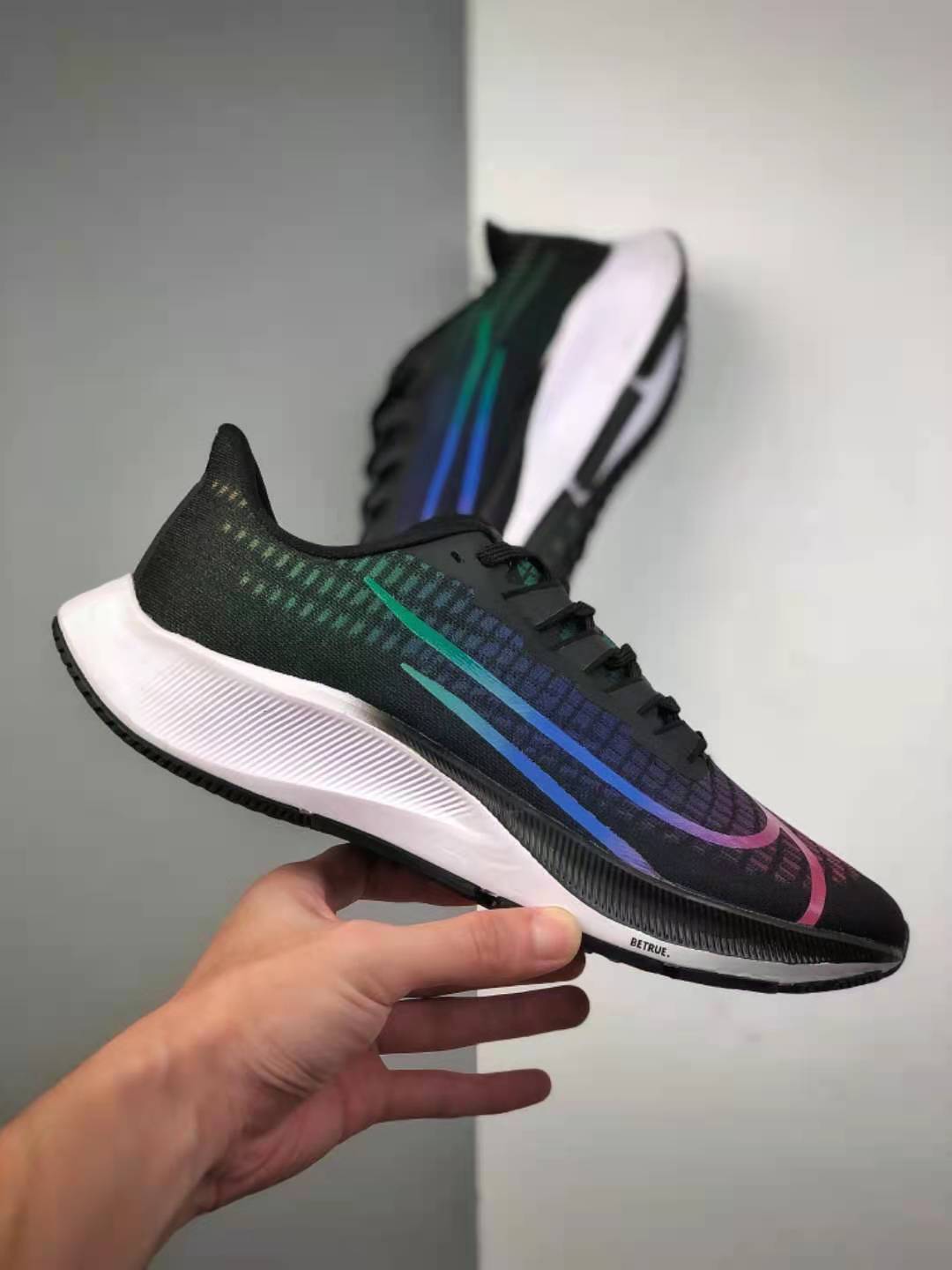 Nike Air Zoom Pegasus 37 Be True Black White Multi-Color CV0266-001 - Shop Now!