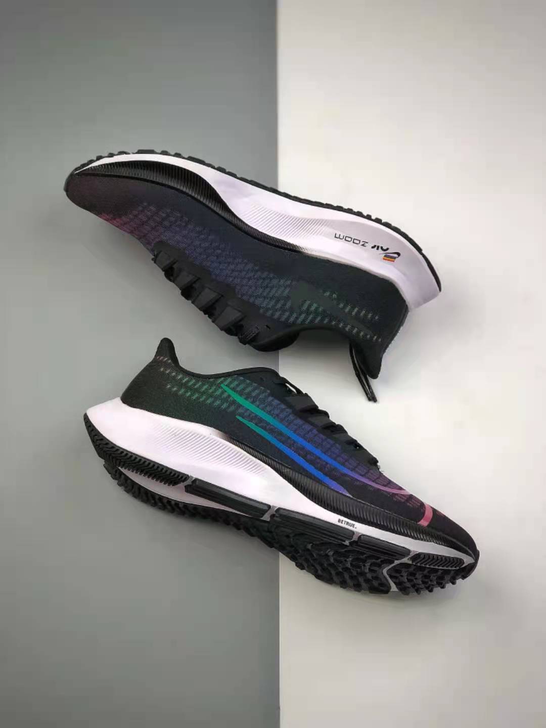 Nike Air Zoom Pegasus 37 Be True Black White Multi-Color CV0266-001 - Shop Now!