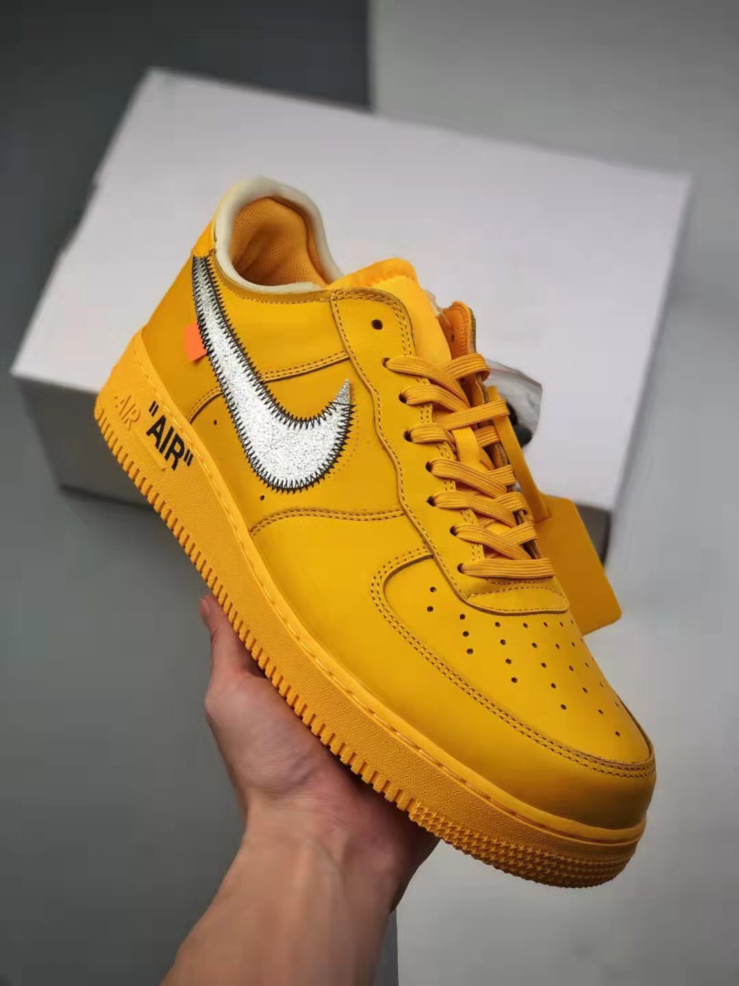 Nike Off-White x Air Force 1 Low 'Lemonade' DD1876-700 - Exclusive Sneaker Collaboration