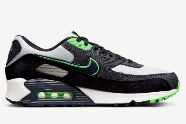 Nike Air Max 90 SE 'Scream Green' DN4155-001 - Stylish Sneaker with Vibrant Green Accents