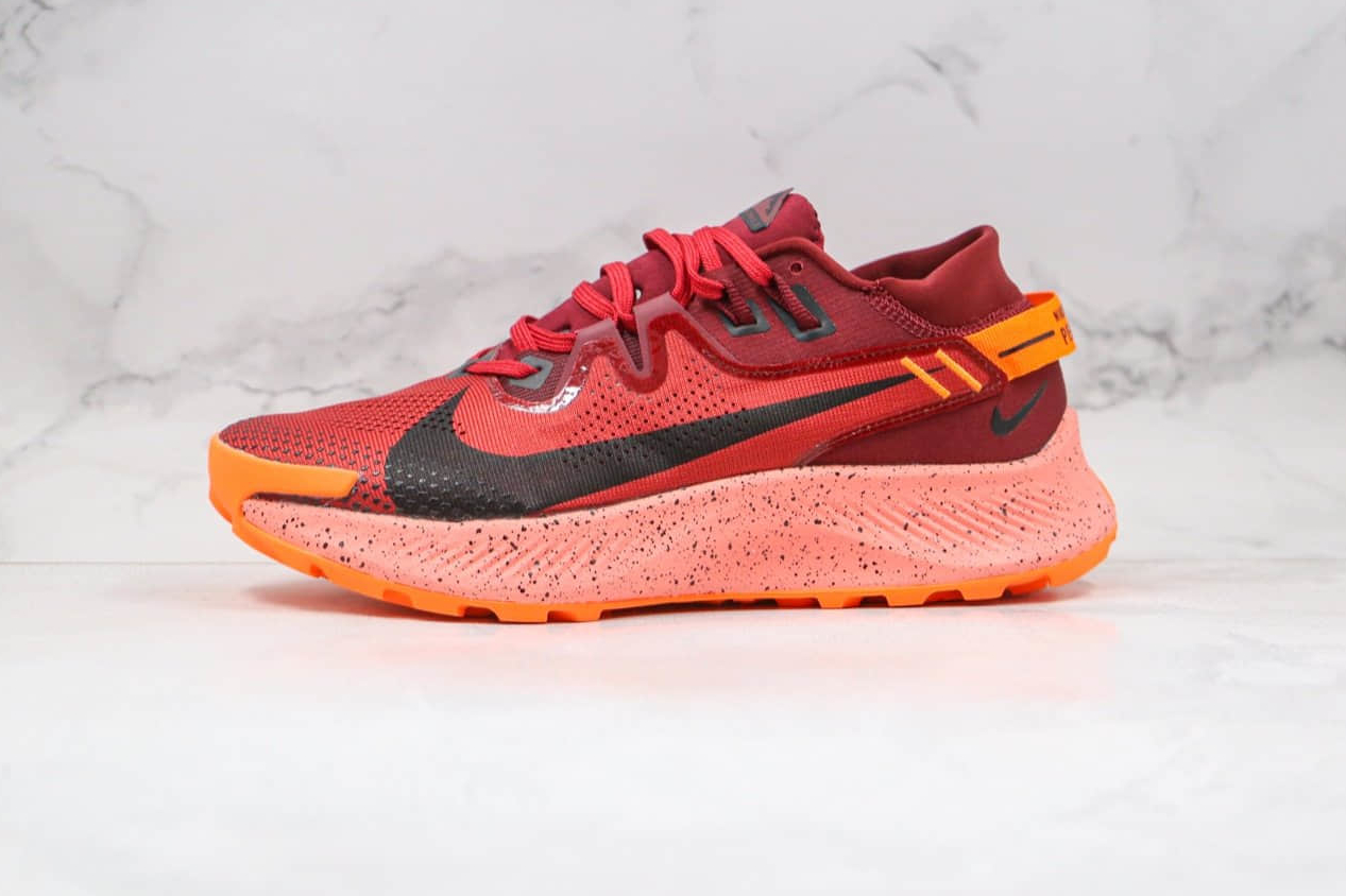 Nike Zoom Pegasus Trall 2 Red Orange Black Shoes CK4305-007 - Stylish Performance Footwear