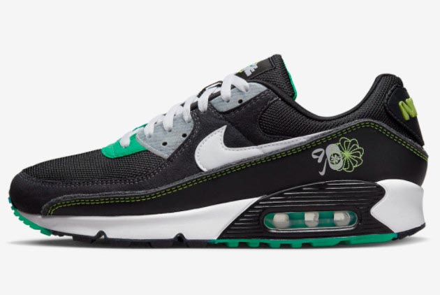 Nike Air Max 90 Black Green White DV3335-001 - Stylish and Comfortable Sneakers | Shop Online Now!