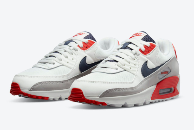 Nike Air Max 90 'USA' DB0625-101 - Limited Edition Sneakers | Free Shipping Available
